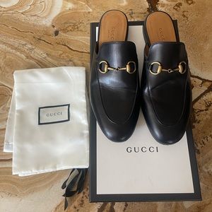 GUCCI Princetown Loafer Mule Black 36 🖤